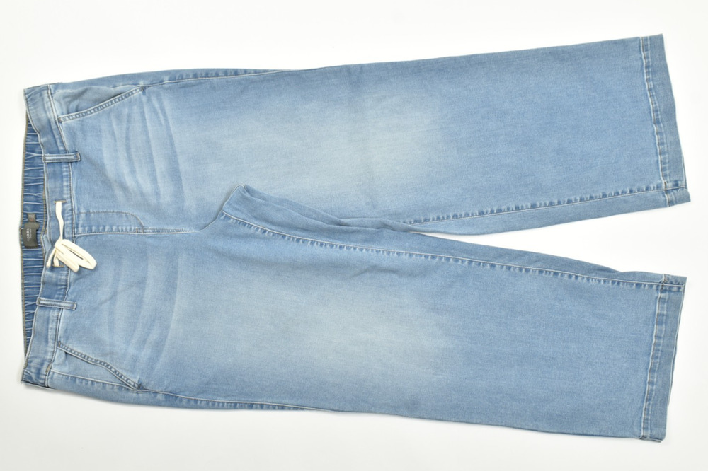 Torrid Women Plus Size 2T Light Wash Wide Leg Cropped Drawstring Jeans Pockets